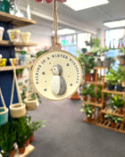 ‘Walking in a winter wonderland’ hanger