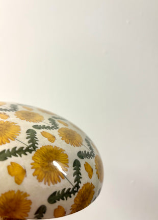 Sunflower wooden mushroom