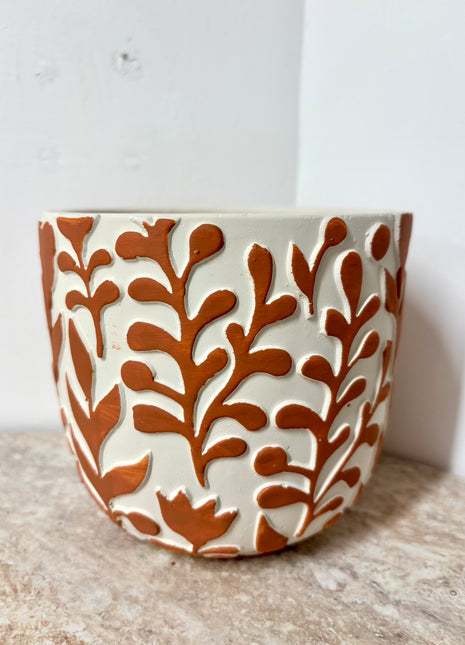 Orange 3D pot
