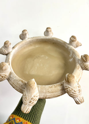 Bird feeder dish