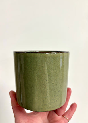 Olive green pot