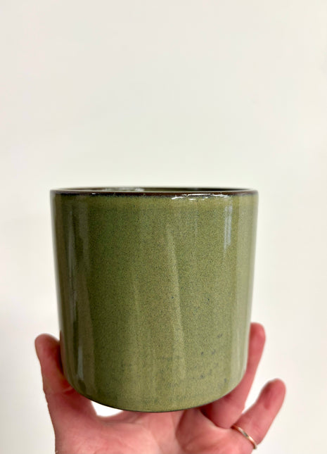 Olive green pot