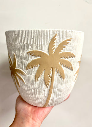 Palm tree planter small