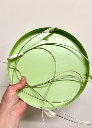 Hanging plant tray
