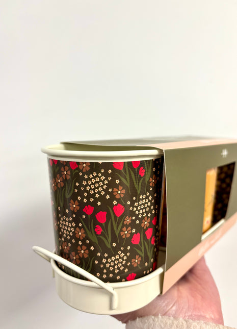 Willow & Belle herb tray 3 pots set