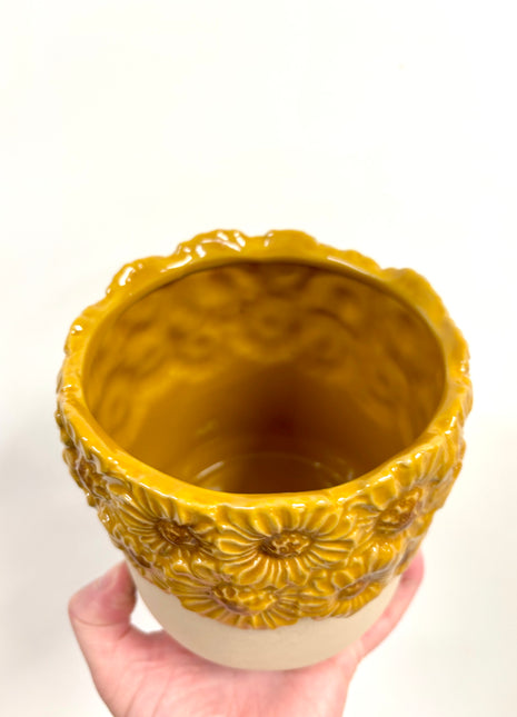 Sunflower pot