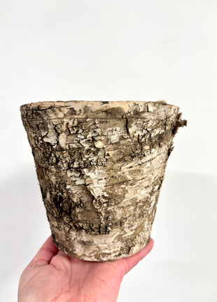 Bark style pot