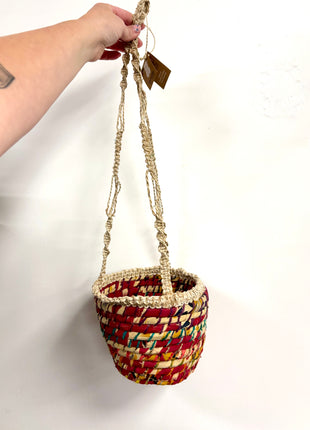 Hanging basket Red colours