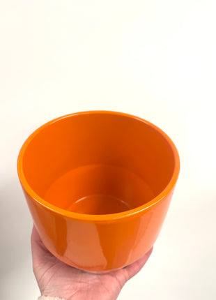 Bright orange pot