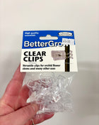 Clear plant clips