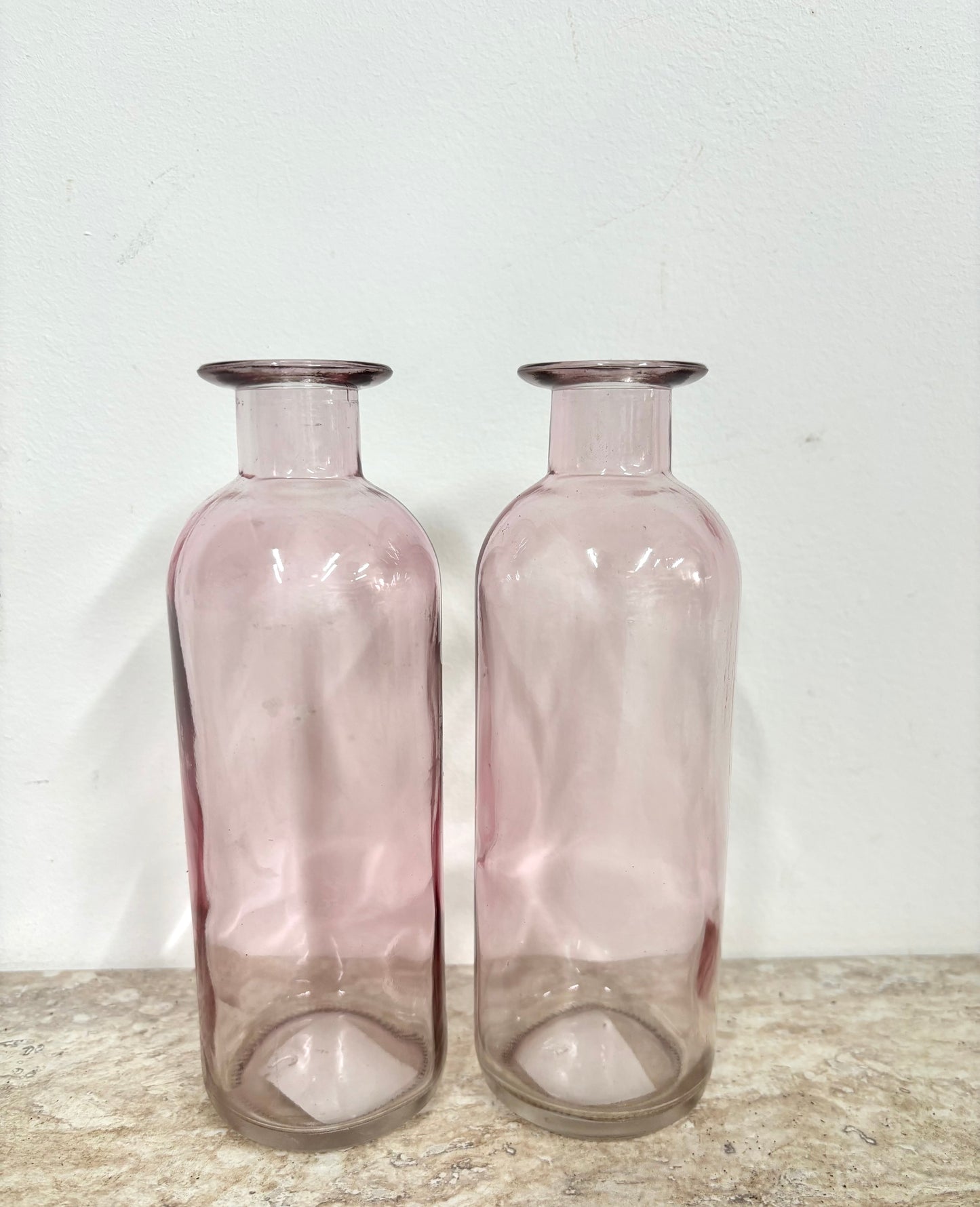 Pink stem vase