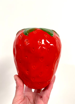 Strawberry vase