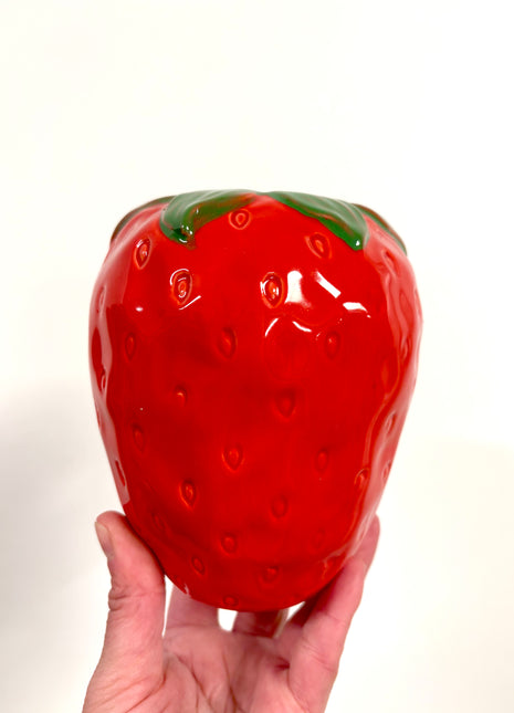 Strawberry vase