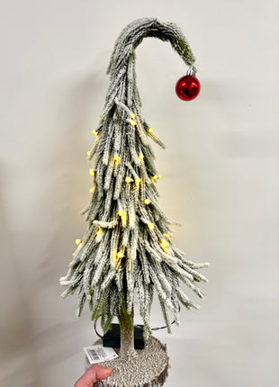 Bending Xmas tree light up