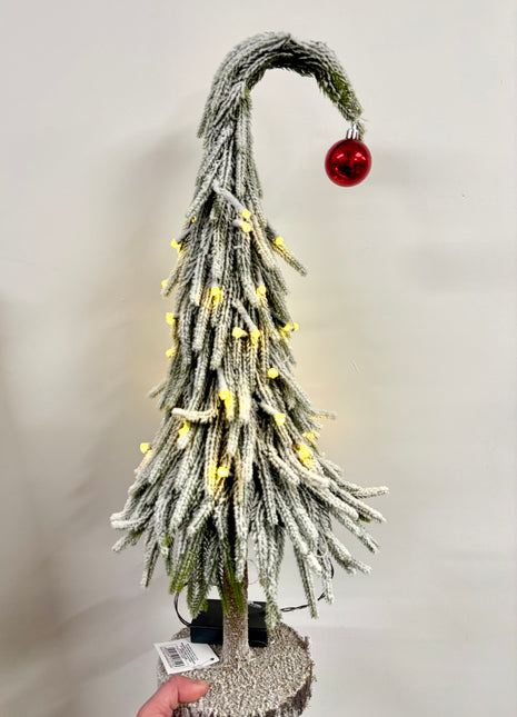 Bending Xmas tree light up