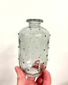 Glass mottled bottle