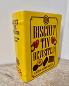 Book vase biscuit tin