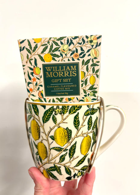 William Morris mug and coffee set