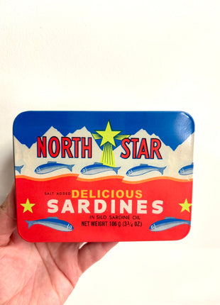 Sardines tin with lid