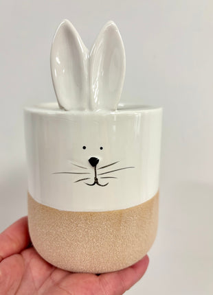Ceramic rabbit pot
