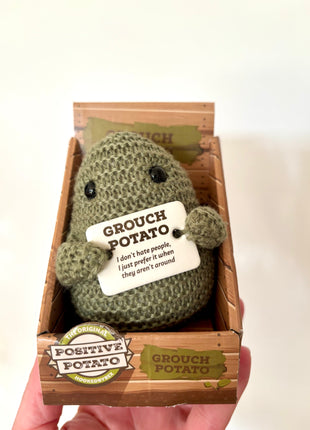 Potato positive grouch doll