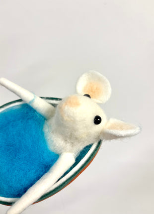 Mouse in a boat
