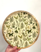 Fern serving plate