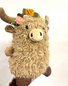 Highland cow doorstop headband