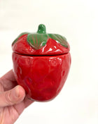 Strawberry jar & lid
