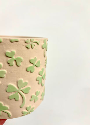 Four leaf plant pot