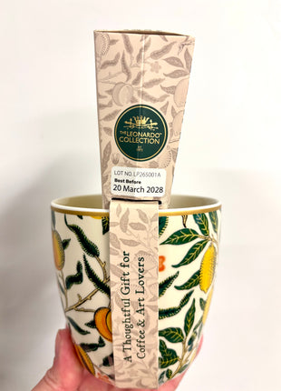 William Morris mug and coffee set