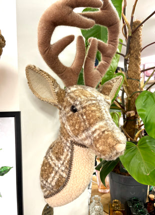 Gold checked Reindeer