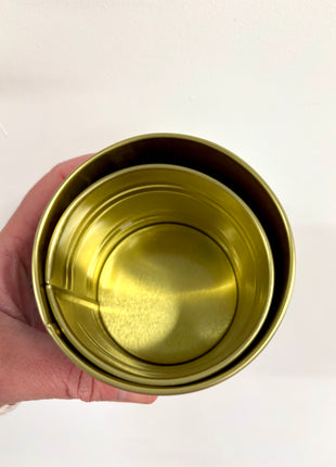Storage tins Olive oil