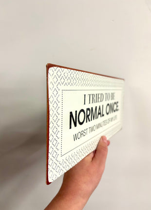 Metal sign