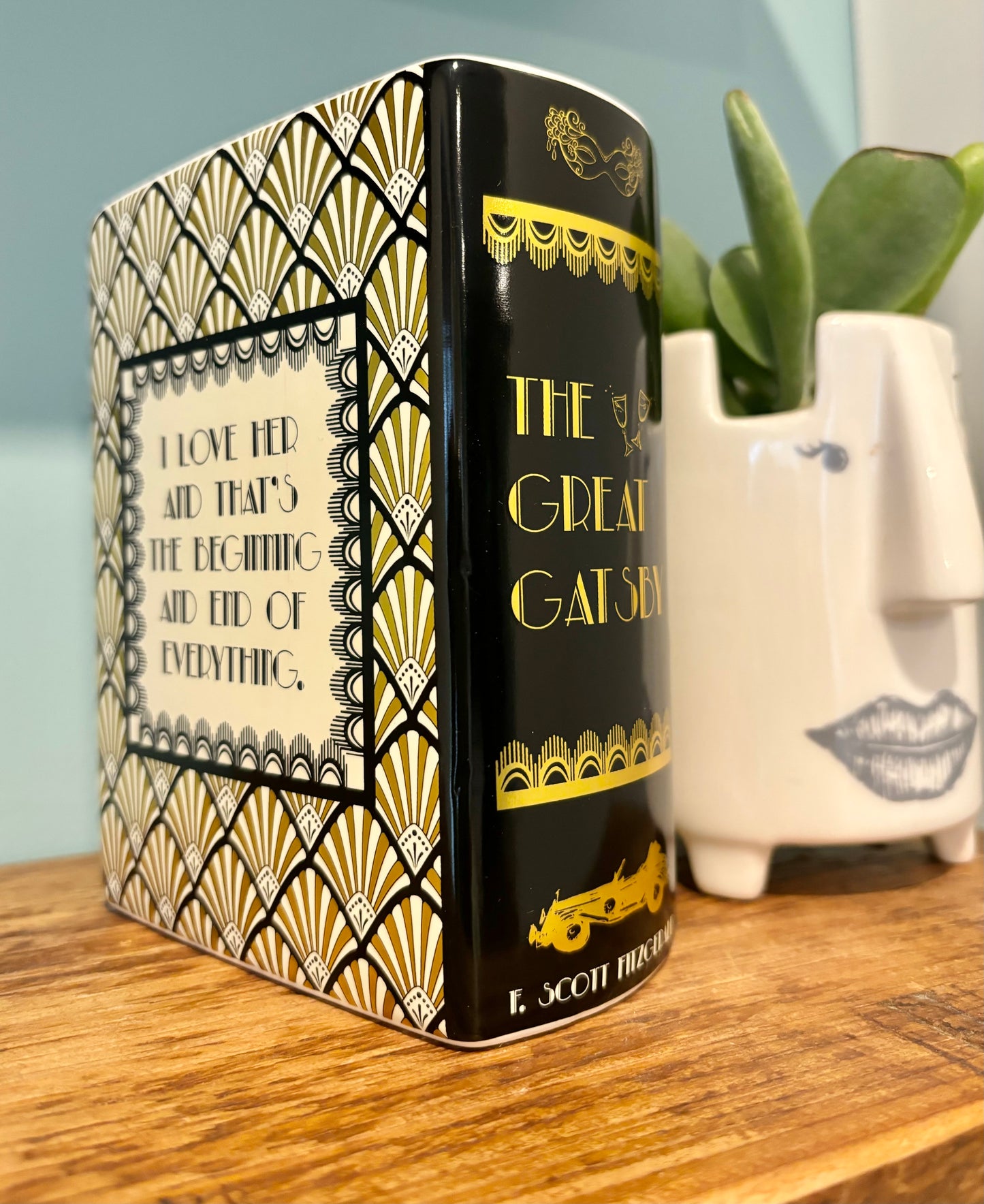 Great Gatsby Book Vase / Planter