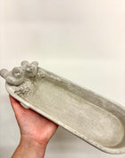 Concrete bird feeder/bath
