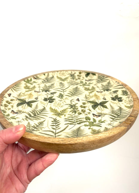 Fern serving plate
