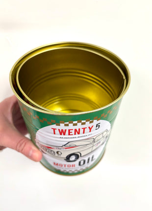 Storage tins Motor Oil