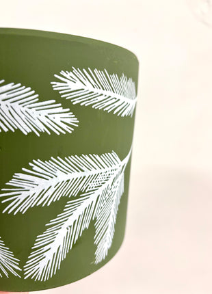 Leaf green pot small
