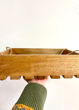 Wooden tray