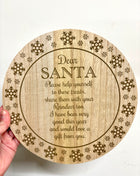Santa treat plate