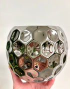 Disco ball plant pot
