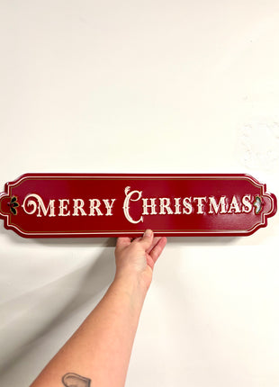 Merry Christmas sign