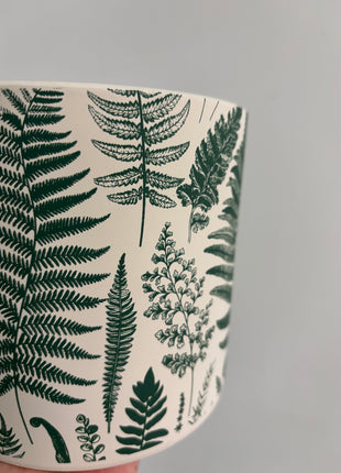 Green leaf pot large