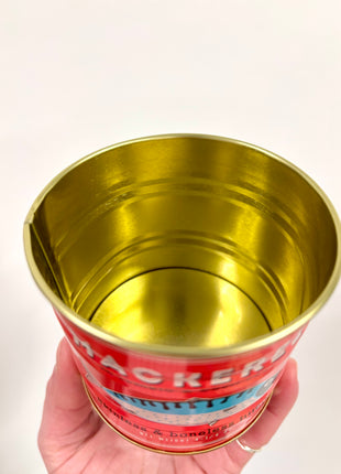 Storage tins fish