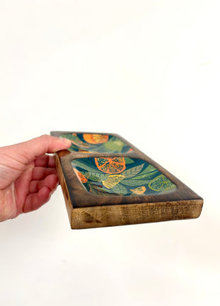 Citrus compartment tray dark