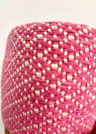 Pink throw
