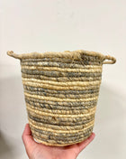 Basket wicker with handles