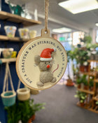 ‘Not a creature was stirring’ hanger