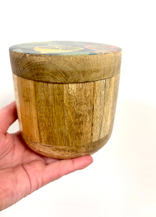Citrus storage jar dark small